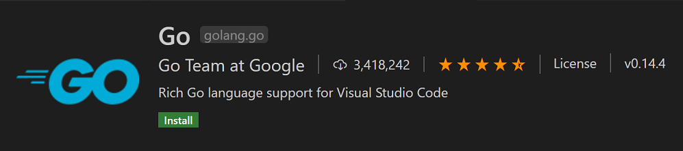 Go for Visual Studio Code - 제타위키